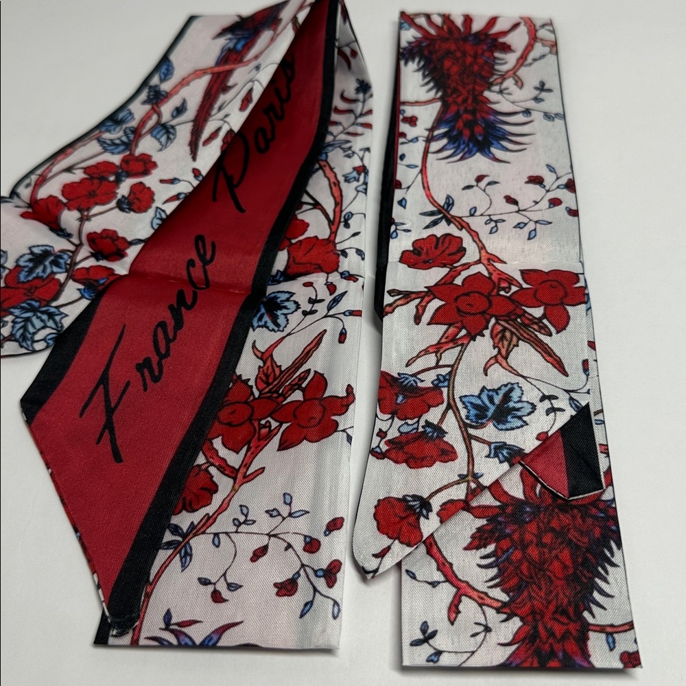 Two Thin Purse Scarves / Hair Bands / Scarves- #1389